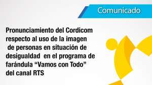 Cordicom se pronuncia sobre el uso de imagen de Mafia chumi en la TV