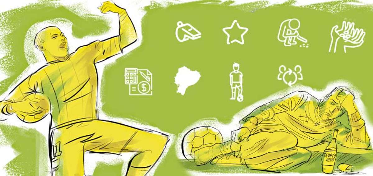 La precariedad laboral juega contra los futbolistas