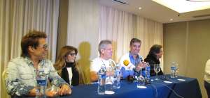 De izquierda a derecha: Luis &Aacute;ngel, Jeanette, Germa&iacute;n de la Fuente, Guillermo D&aacute;vila y Rudy la Scala.  