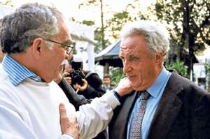 &ldquo;Amante del dato preciso como el poeta consagrado a la met&aacute;fora perfecta&rdquo;, dijo Scherer Garc&iacute;a (d) sobre Gabriel Garc&iacute;a M&aacute;rquez (i). Foto: Tomado de www.proceso.com.mx/ 