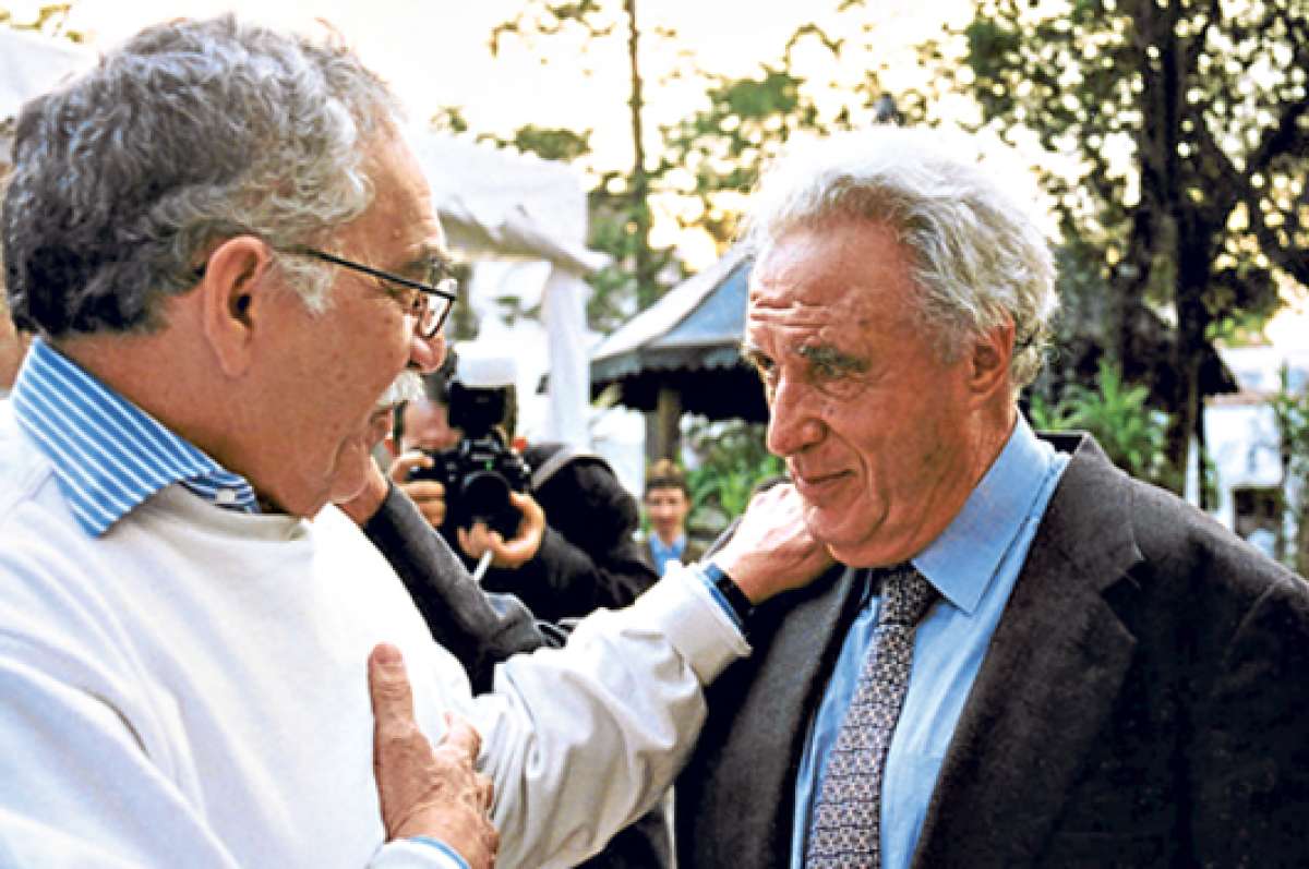 &ldquo;Amante del dato preciso como el poeta consagrado a la met&aacute;fora perfecta&rdquo;, dijo Scherer Garc&iacute;a (d) sobre Gabriel Garc&iacute;a M&aacute;rquez (i). Foto: Tomado de www.proceso.com.mx/ 