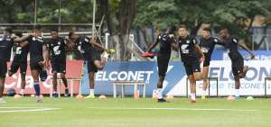 Emelec entren&oacute;, bajo las &oacute;rdenes del t&eacute;cnico argentino Mariano Soso, en el complejo de Samanes, norte de Guayaquil.