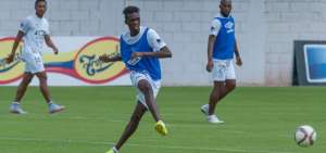 El jugador Andy Casquete se entren&oacute; con Liga de Quito luego de conocer su sanci&oacute;n el a&ntilde;o pasado.