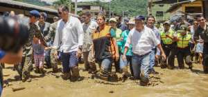 Santa Ana fue uno de los cantones visitados por el mandatario.