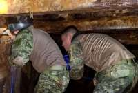 Golpe a la minería ilegal: Bloque de Seguridad destruyó dos bocaminas en zona restringida de Zaruma