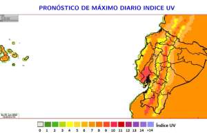 Radiación UV será muy alta este 5 de junio