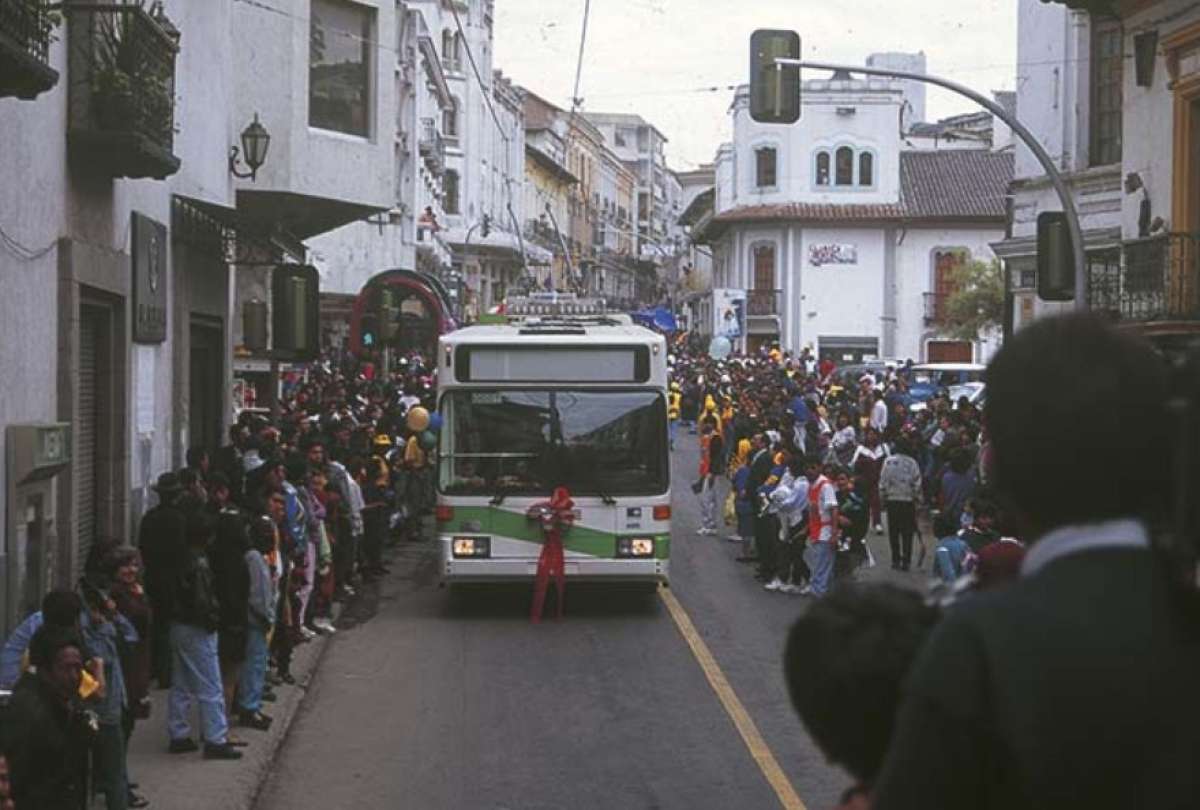 Se conmemoran los 26 a&ntilde;os de funcionamiento del Troleb&uacute;s