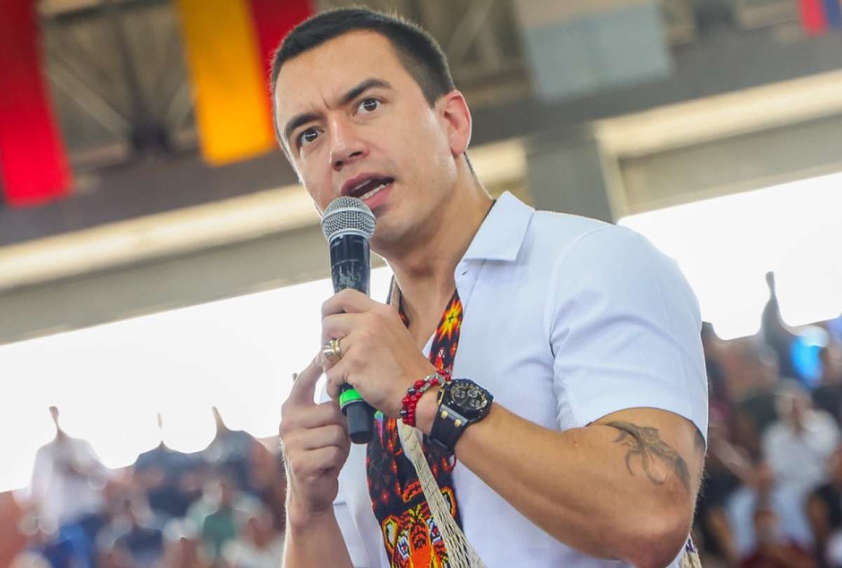 Presidente Daniel Noboa confirma presencia de miembros del Tren de Aragua en manifestaciones
