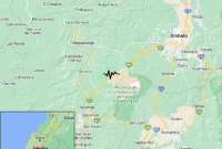 Se registró un sismo en la localidad de Guaranda, Bolívar