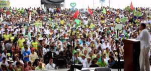 Rafael Correa: "Celebramos 9 a&ntilde;os de promesas cumplidas"