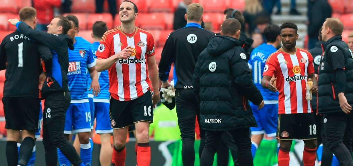 El Sunderland cae ante el Bournemouth y pierde la categor&iacute;a