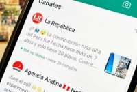 La aplicación de mensajería instantánea, WhatsApp, presentó una nueva forma de mantenerse informado: canales.