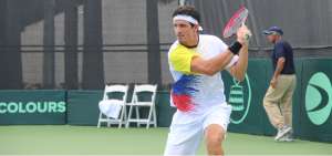 Emilio G&oacute;mez consigui&oacute; el primer punto en la serie ante Venezuela por Copa Davis.