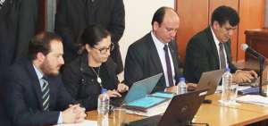 El fiscal general del Estado, Carlos Baca Mancheno, present&oacute; en la audiencia de ayer los alegatos en los que basar&aacute; su acusaci&oacute;n en el transcurso del juicio.
