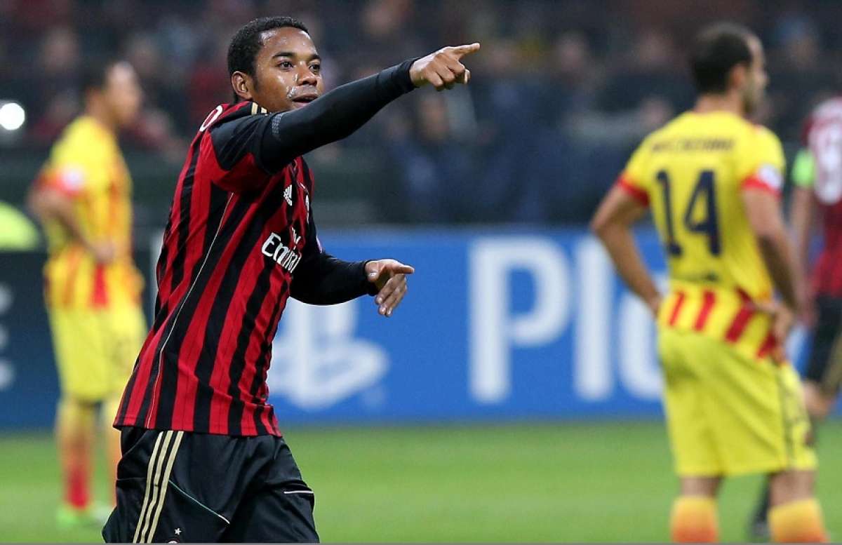 Robinho fue cedido por el AC Milan al Santos hasta mediados del 2015. Foto: Archivo
