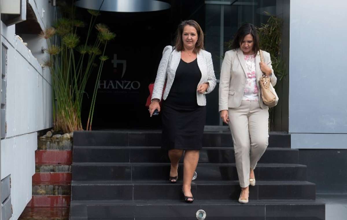 La diplom&aacute;tica neg&oacute; haber discutido de pol&iacute;tica con sus invitados. Foto: &Aacute;lvaro P&eacute;rez / El Tel&eacute;grafo 
