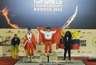 Tamara Salazar ganó bronce para Ecuador en el Mundial de Levantamiento de Pesas