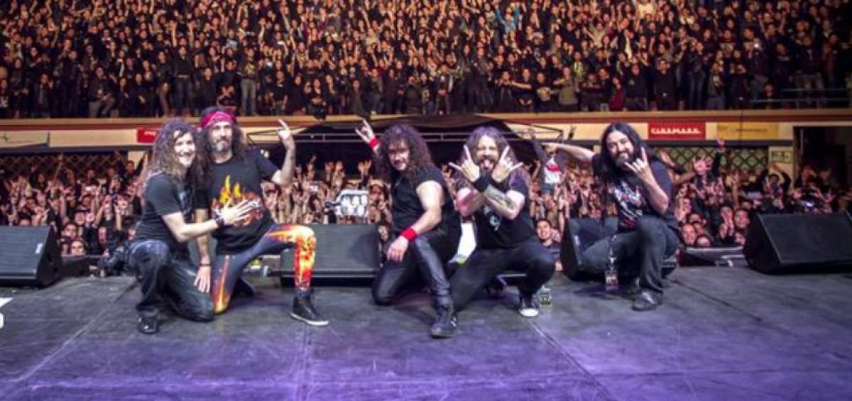 Los espa&ntilde;oles WarCry con la Plaza Belmonte llena, en mayo de 2016. 