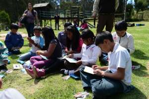 Los peque&ntilde;os fueron homenajeados en el parque Metropolitano, en Quito. Foto: Carina Acosta/ EL TEL&Eacute;GRAFO