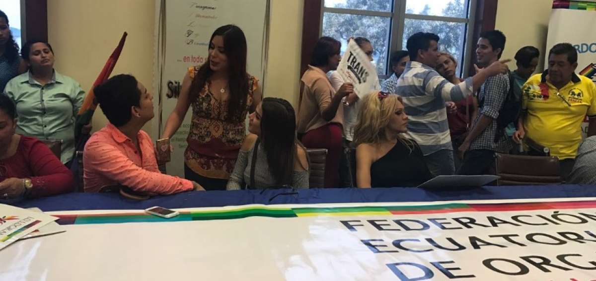 Los colectivos GLBTI del Guayas respaldan candidatura de Len&iacute;n Moreno