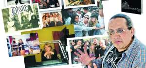Algunas de las fotos de archivo cedidas al autor por Diana C&aacute;rdenas y Mayra Benalc&aacute;zar para su reciente libro.