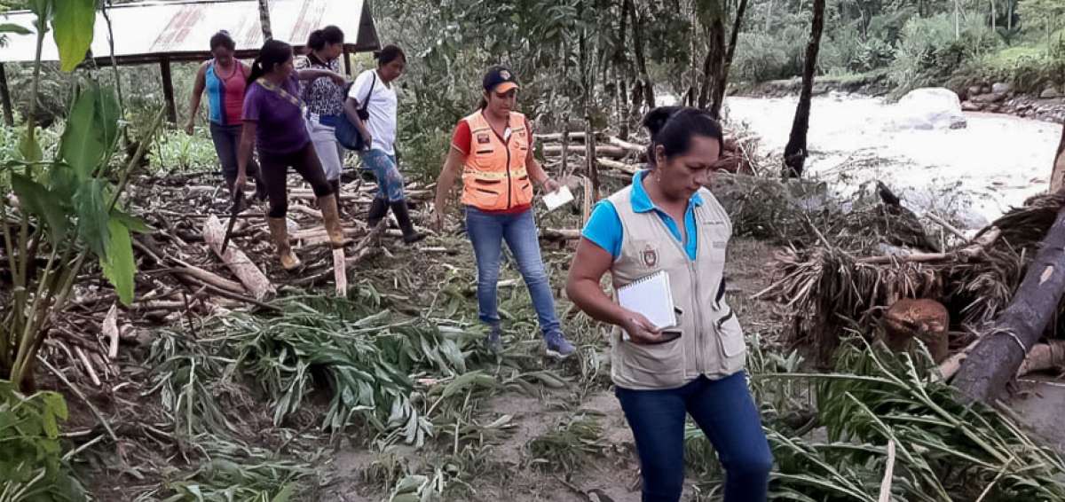 La intensas lluvias causaron da&ntilde;os en varias infraestructuras y caminos, por ello en algunos establecimientos educativos no hubo asistencia escolar.