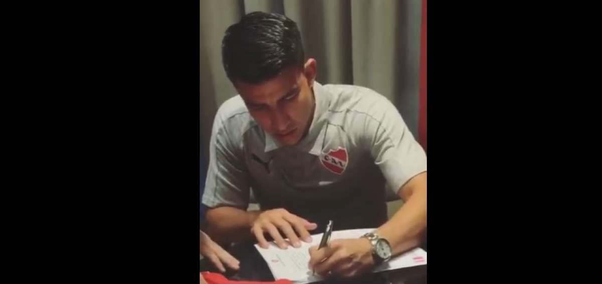 Gaibor firm&oacute; su contrato con Independiente de Avellaneda