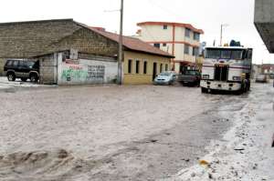 El a&ntilde;o pasado Latacunga se inund&oacute; varias veces, por el colapso de las alcantarillas. Foto: Silvia Osorio 