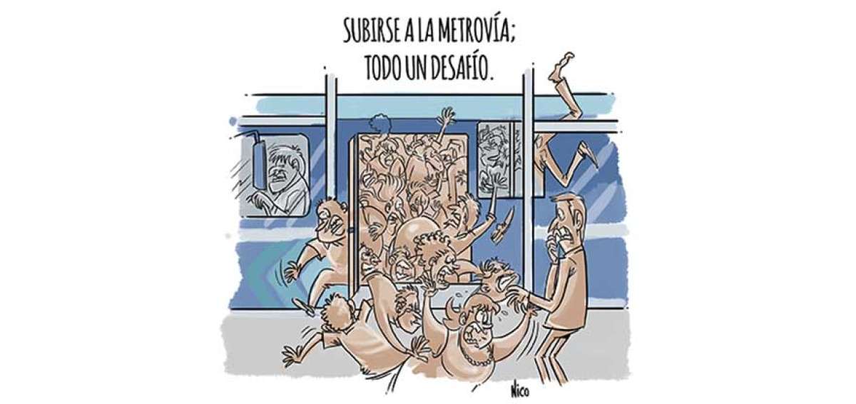 Como sardinas enlatadas
