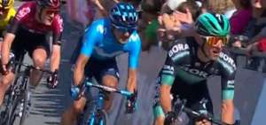 Richard Carapaz sube a octavo en la general del Giro de Italia