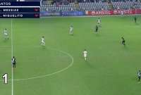 Santos jugó con 12 durante un instante
