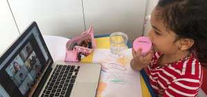 Planteles privados de Guayaquil, como Tippy Toes, iniciaron clases hace varias semanas con el sistema en l&iacute;nea 