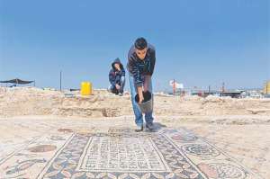 Israel tiene mosaico de periodo bizantino