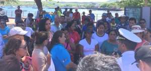 Familiares y compa&ntilde;eros de los desaparecidos hab&iacute;an realizado una marcha pac&iacute;fica para que siguiera la b&uacute;squeda.