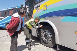 Los conductores de transportes internacionales deber&aacute;n pedir los documentos de la carga. Foto: Cortes&Iacute;a / Senae