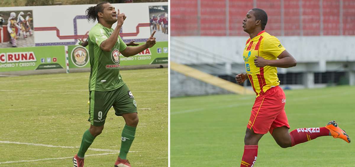 El delantero brasile&ntilde;o Fabio Renato contin&uacute;a vigente a sus 38 a&ntilde;os; fue el tercer goleador de la serie B, con 16 tantos en 43 partidos disputados. En la gr&aacute;fica derecha, Edson Monta&ntilde;o logr&oacute; su mejor temporada en la serie A, desde su debut en 2007 con El Nacional. Tiene 25 goles y tendr&aacute; dos partidos para sumar.