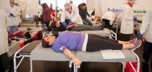 La Cruz Roja Ecuatoriana  abastece el 70% de la demanda de sangre de los hospitales y las cl&iacute;nicas del pa&iacute;s.