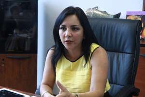 L&iacute;dice Larrea, asamble&iacute;sta y presidenta de la comisi&oacute;n de Desarrollo Econ&oacute;mico. Foto: El Tel&eacute;grafo