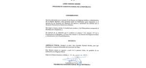 Pablo Hadathy y &Aacute;lex Hurtado fueron designados gobernadores de Esmeraldas y Napo