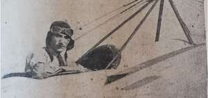 Pedro Traversari antes de emprender vuelo