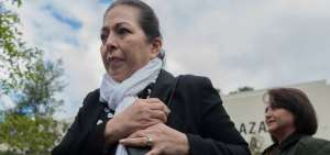 Patricia Ochoa de Gabela, viuda del general Jorge Gabela Bueno.