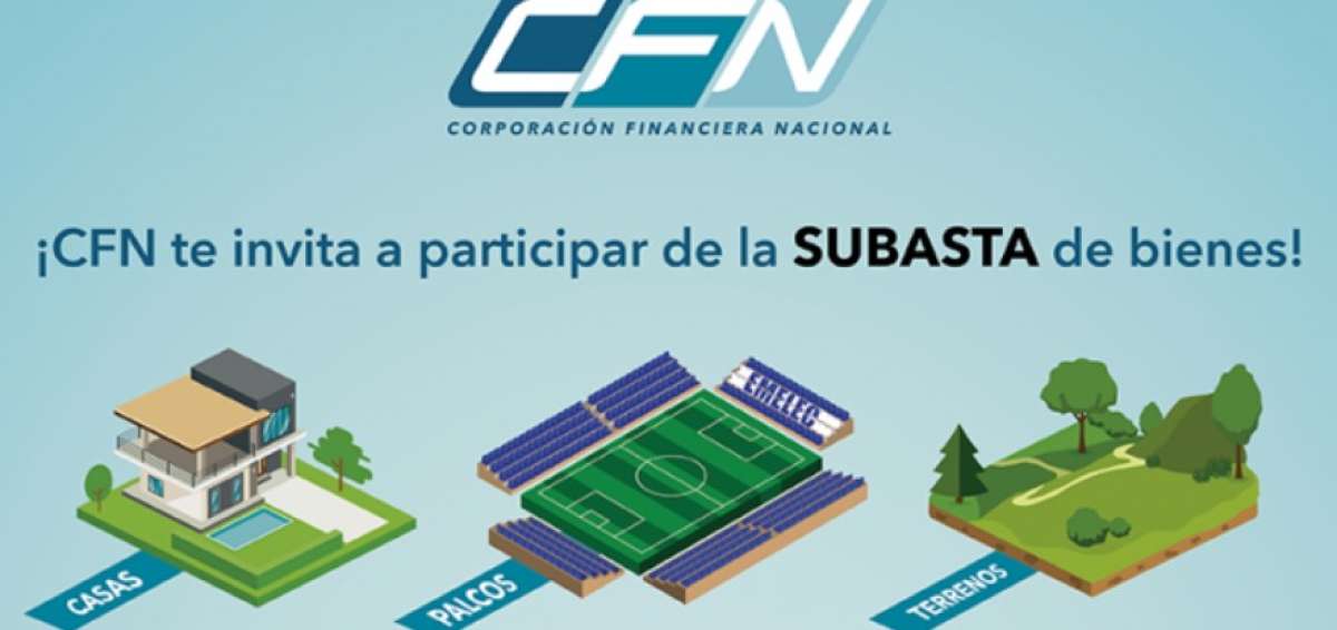 Quedan pocos d&iacute;as para la subasta de bienes de la CFN