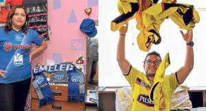 Lucy Soto viaja 2 veces al a&ntilde;o a Guayaquil para ver los cl&aacute;sicos que se juegan en el Capwell. Mientras que Marco Guerra, de 30 a&ntilde;os, record&oacute; que Carlos Luis Morales fue uno de sus &lsquo;h&eacute;roes&rsquo; de la infancia. Fotos EL TELEGRAFO