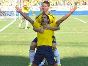 James cree que Falcao ser&aacute; importante para Colombia en el Mundial
