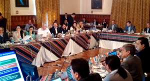 La reuni&oacute;n se realiza desde las 09:00 en el palacio de Gobierno. Foto: cuenta de Twitter de Presidencia