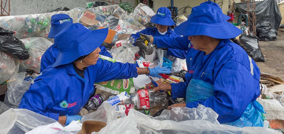 El reciclaje de botellas pl&aacute;sticas, liderado por el Ministerio del Ambiente, es uno de los proyectos del Ecuador que aplica el concepto de econom&iacute;a circular.