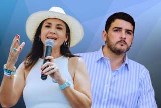 Las obras en la avenida del Bombero volvieron a enfrentar a Aquiles Alvarez y Marcela Aguiñaga. 