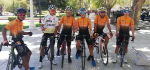 El equipo de ciclismo tricolor Coraje Carchense brill&oacute; en  la Vuelta a Mendoza