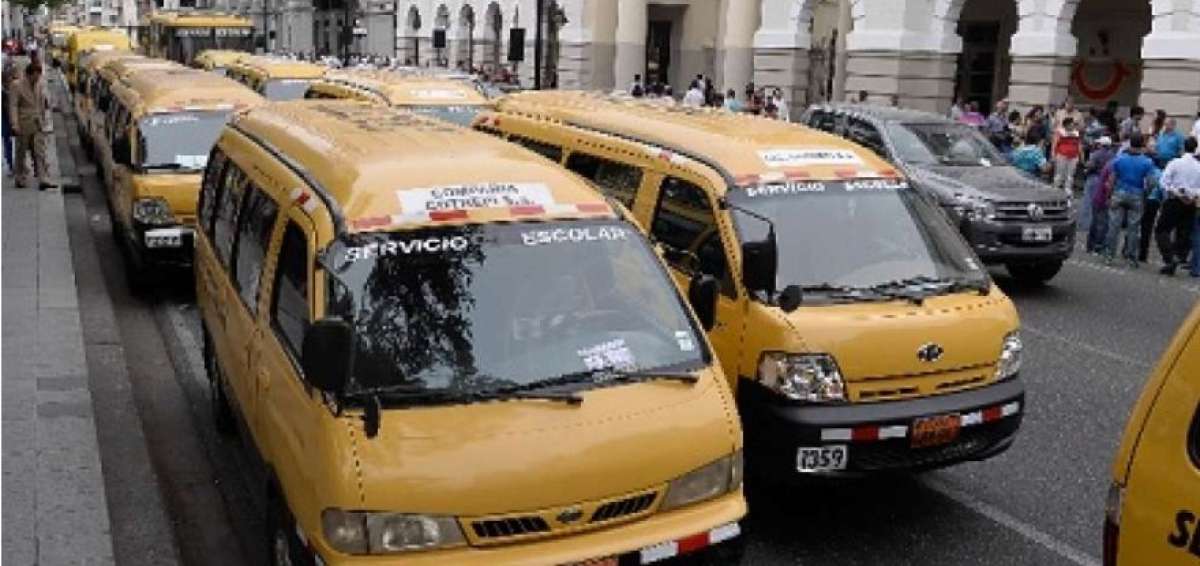 El 46% de transporte escolar ha cumplido con la revisi&oacute;n t&eacute;cnica vehicular