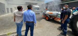 Gobierno de Los R&iacute;os compra atomizador para combatir el coronavirus